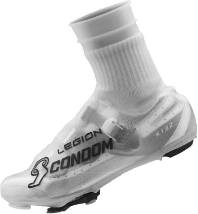 Foot Condom will keep your bicycle shoe dry