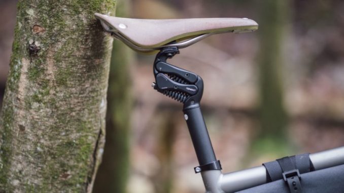 Bike saddle suspension seatpost sale