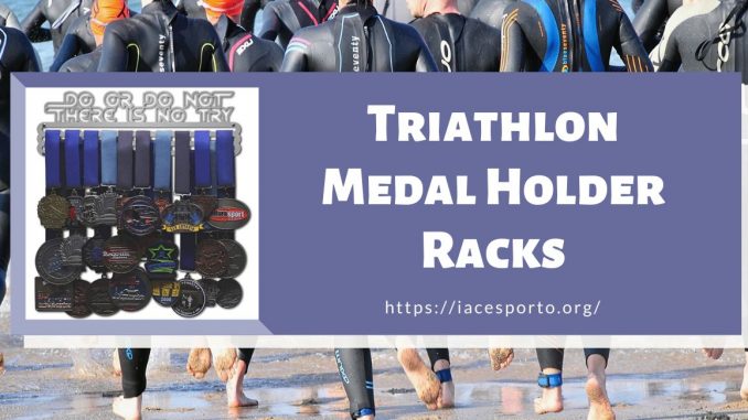 Triathlon Medal Holder Rack
